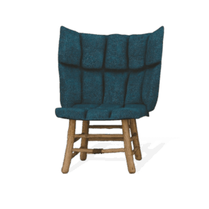 furniture green fabric chair